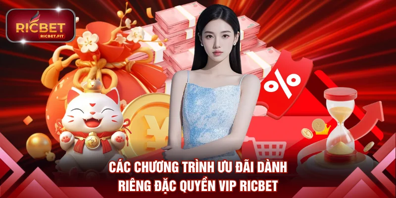 Các chương trình ưu đãi dành riêng đặc quyền VIP RICBET
