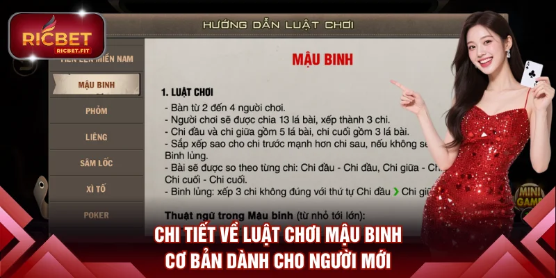 Chi tiết về luật chơi Mậu Binh cơ bản dành cho người mới